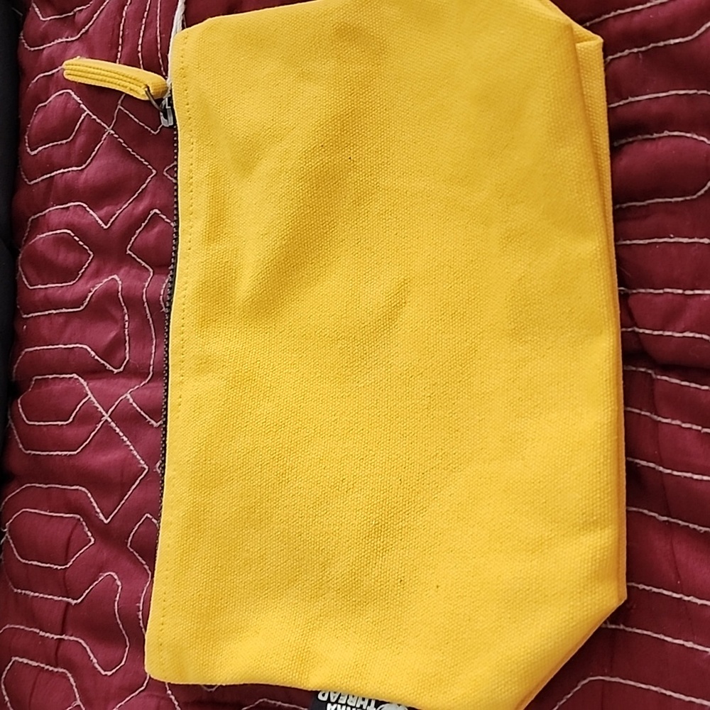 Terra Thread Eco Friendly Makeup Bag in Yellow